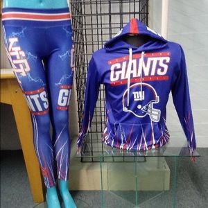 New York Giants Unisex Hoodie and Leggings